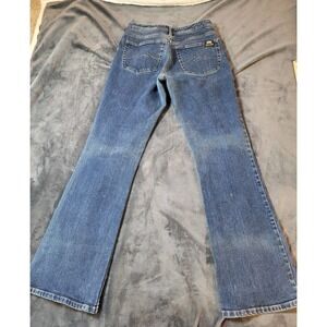 ParasucoJeans Women 31 Blue Bootcut Stretch Denim Extreme Fit Y2K SEE PHOTOS